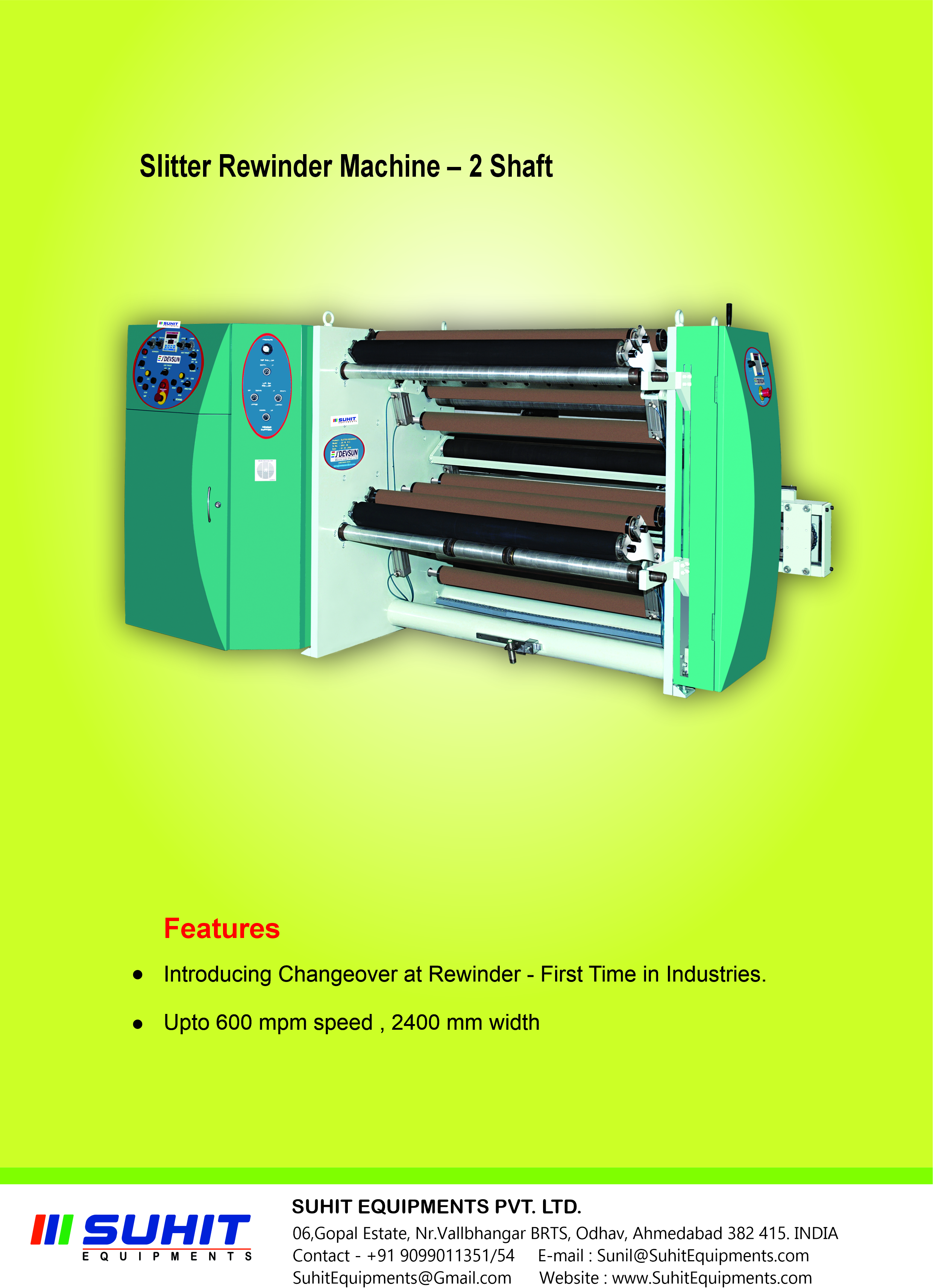 SUHIT Equipments | Precision Machine Manufacturing